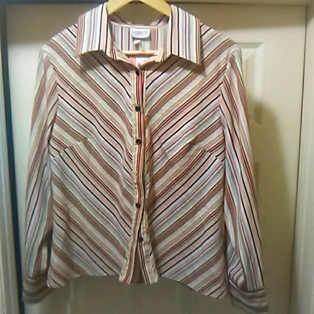 Striped Button Down Shirt